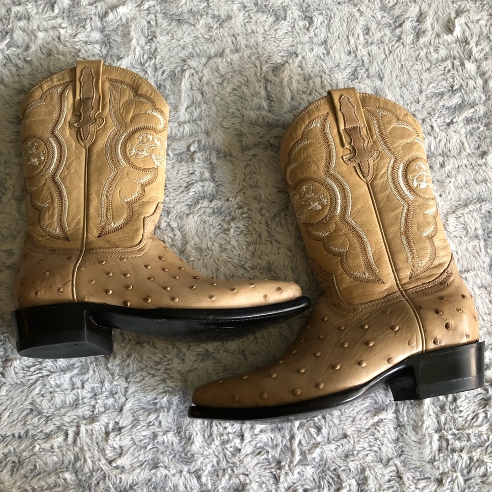 Women's Leather Western Boots US Size 5–5.5 / MX Size 23